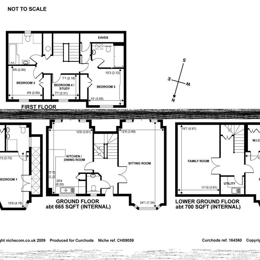 Floorplans For Midway, Walton-On-Thames, Surrey