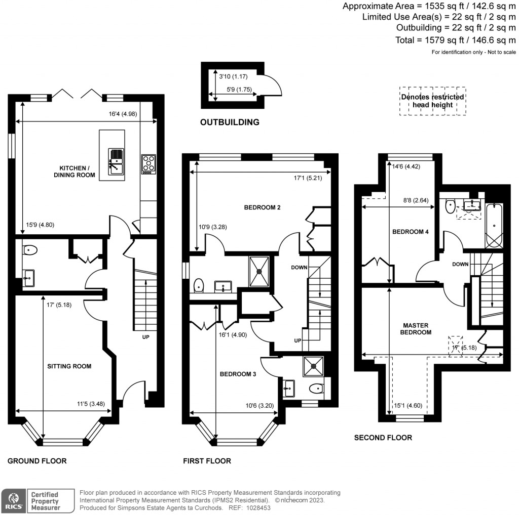 Floorplans For Albright Gardens, Walton-On-Thames, KT12