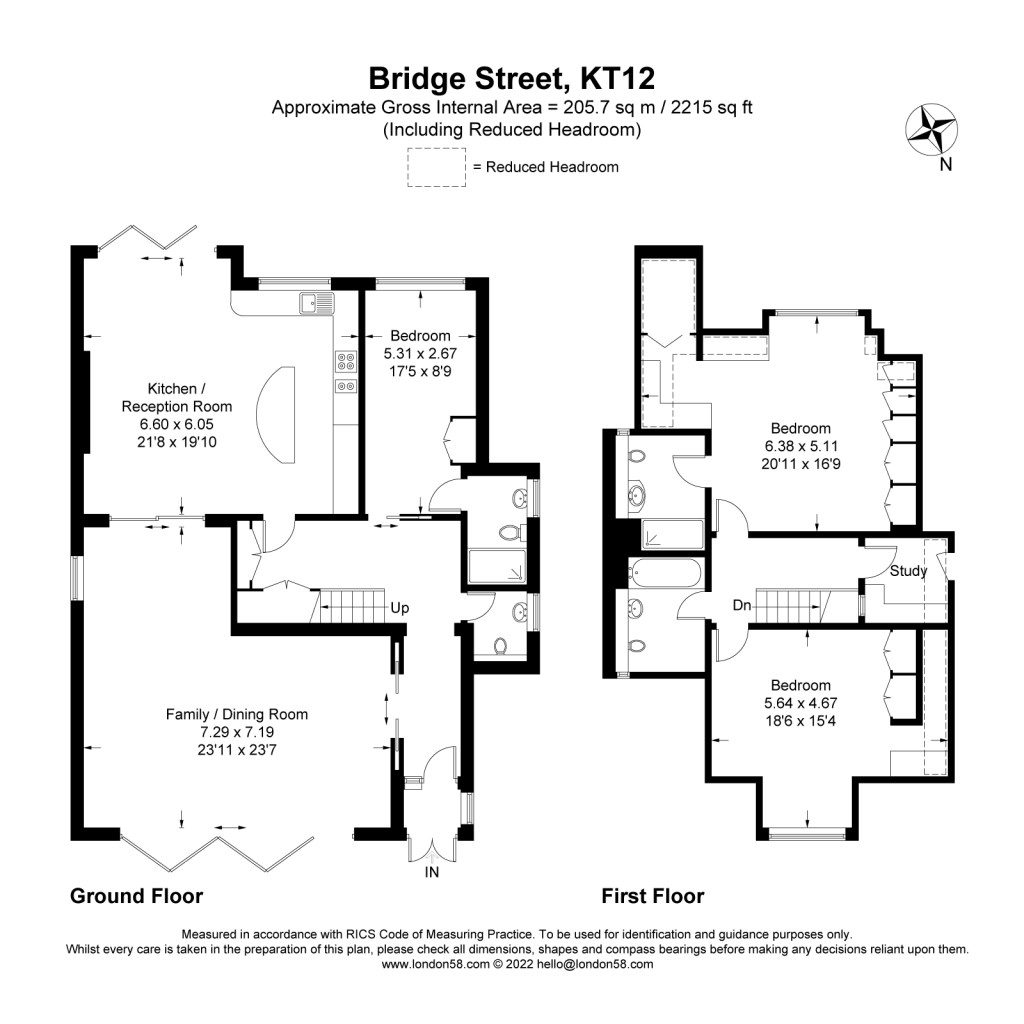 Floorplans For Bridge Street, Walton-On-Thames, KT12