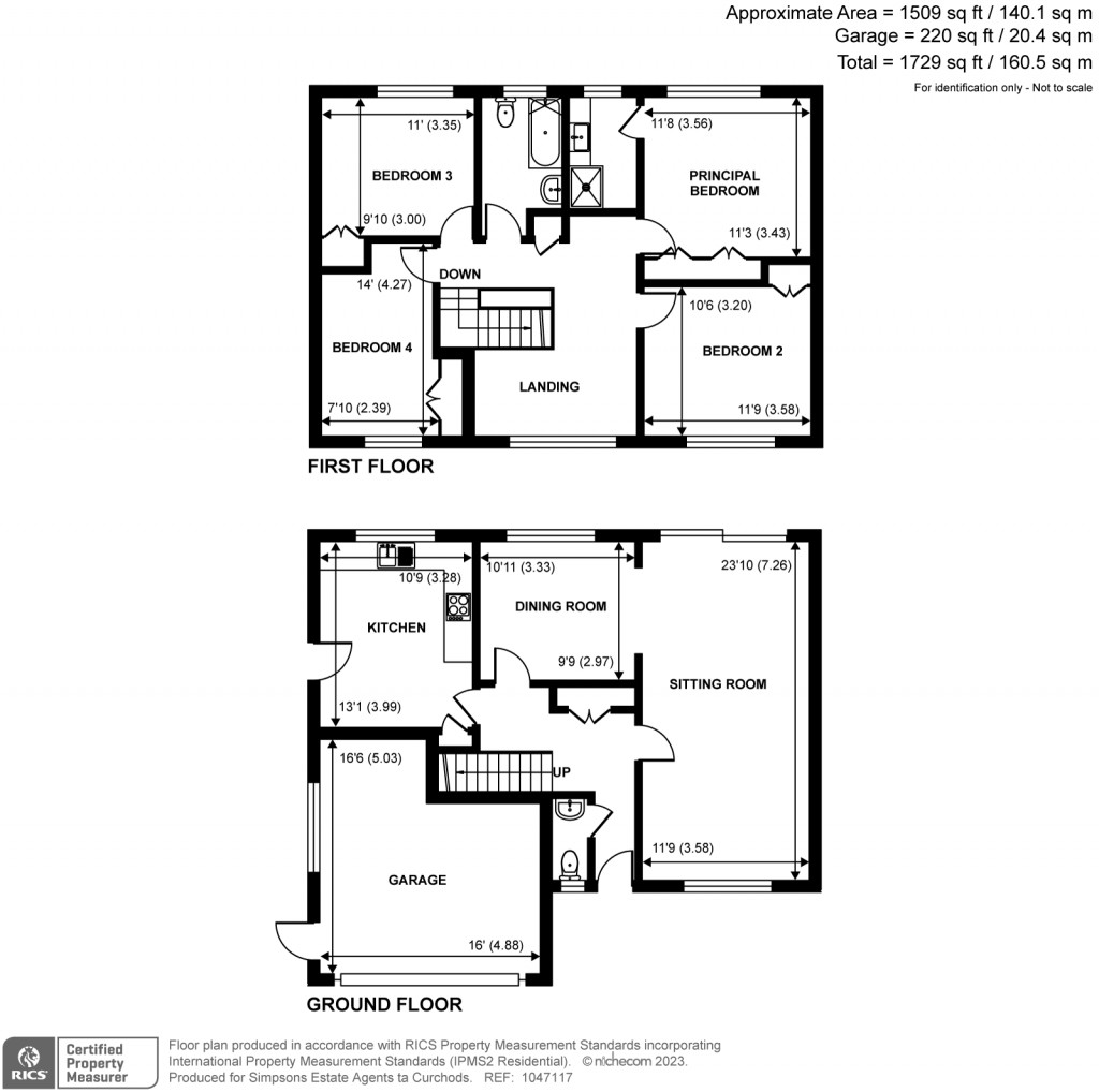 Floorplans For St Martins Drive, Walton-On-Thames, KT12