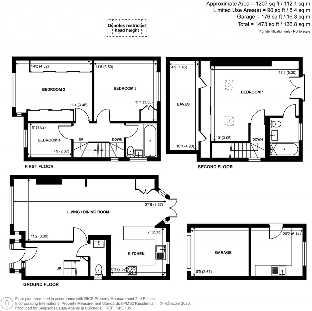Floorplans For Braycourt Avenue, Walton-On-Thames, Surrey