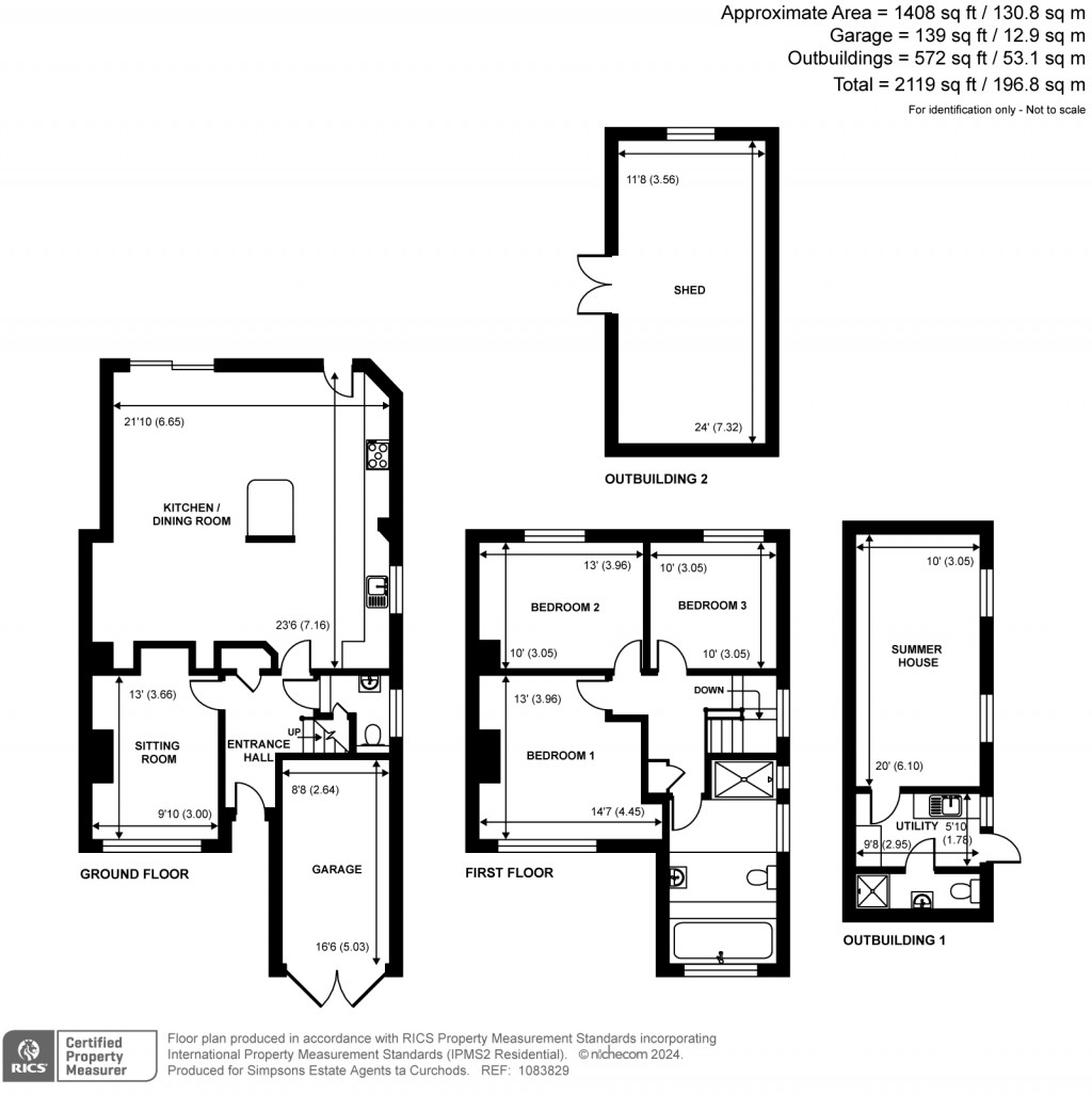 Floorplans For Molesey Road, Walton-On-Thames, KT12