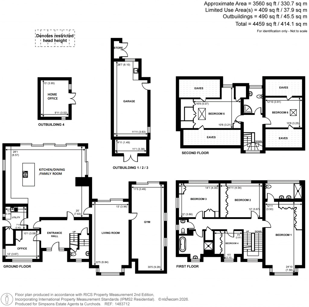 Floorplans For Ashley Rise, Walton-On-Thames, Surrey