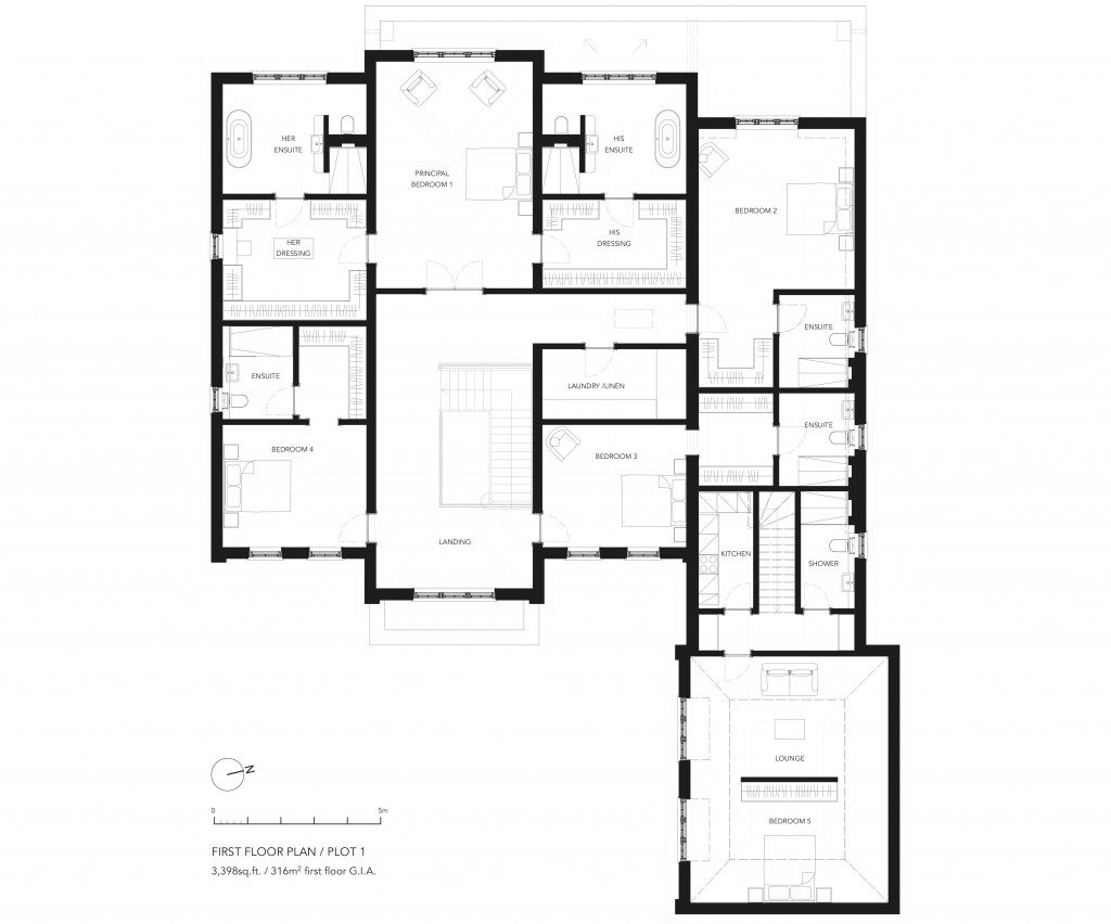 Floorplans For Onslow Road, Burwood Park, KT12