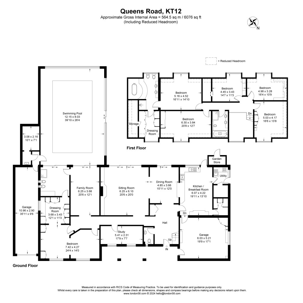 Floorplans For Queens Road, Walton-on-Thames, KT12