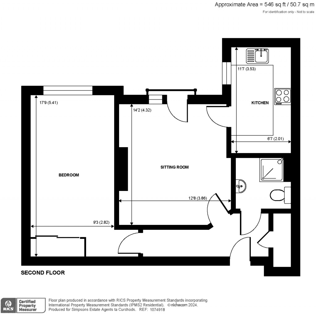 Floorplans For Churchfield Road, Waklton-On-Thames, Surrey