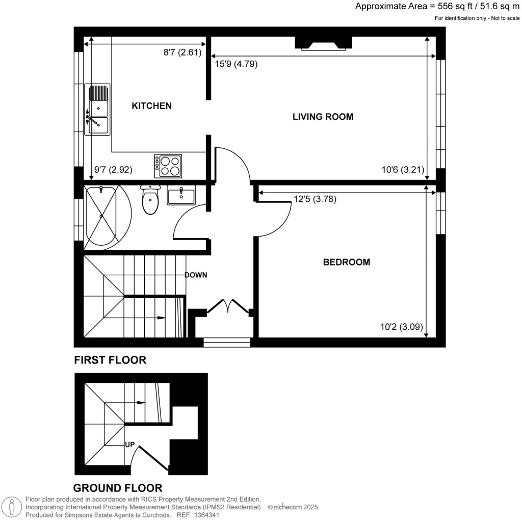 Floorplans For Vicarage Fields, Walton-On-Thames, Surrey