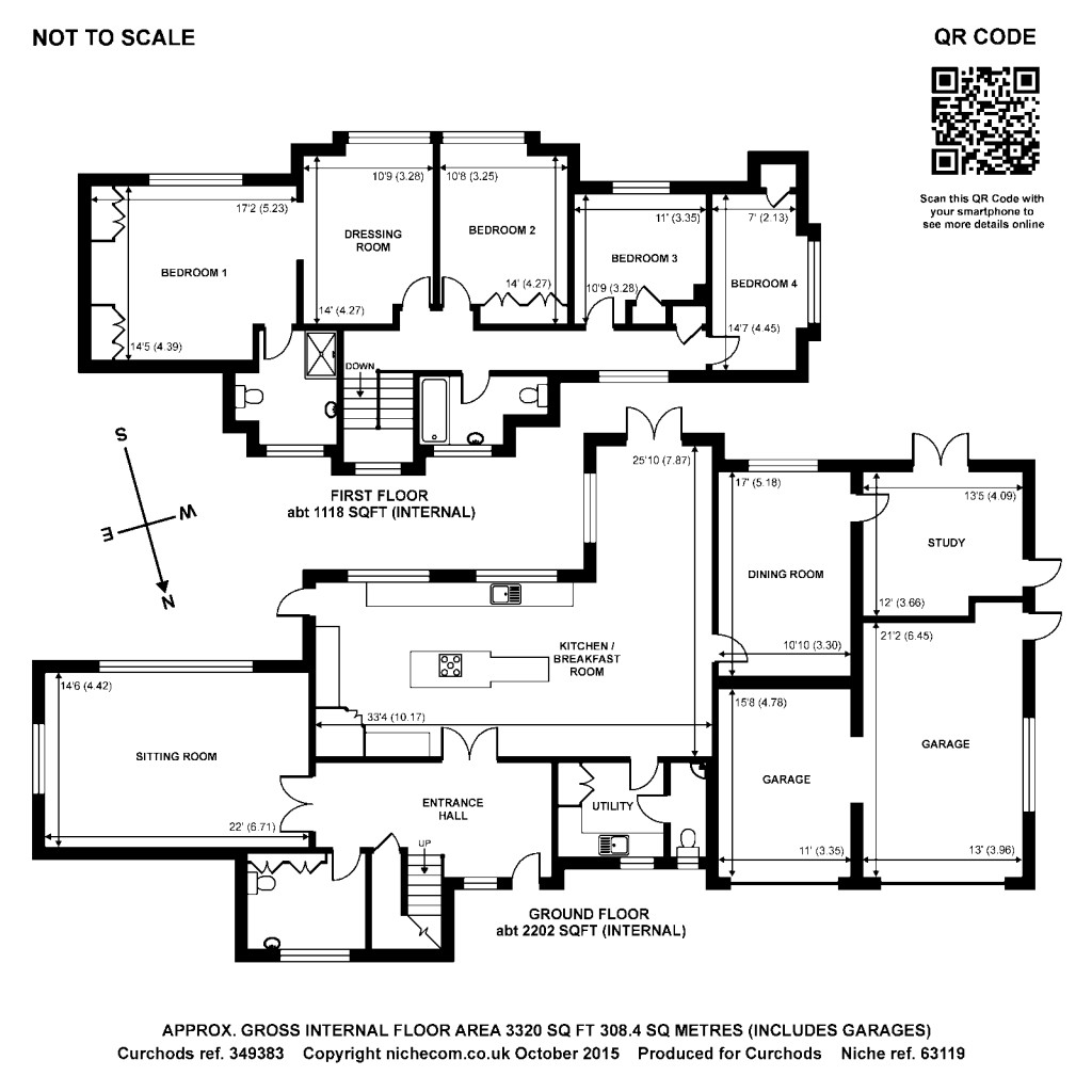 Floorplans For Onslow Road, Burwood Park, Walton-On-Thames, KT12