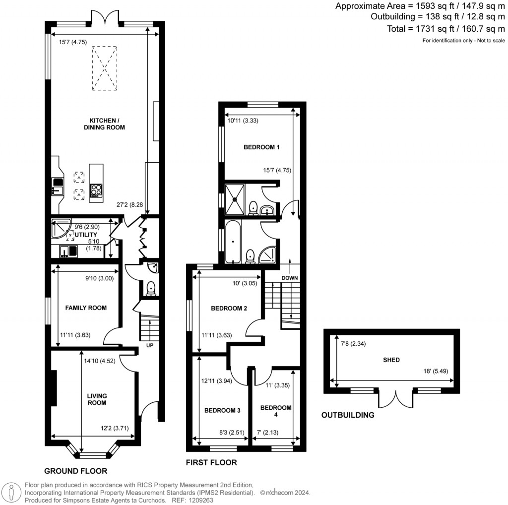 Floorplans For Thames Street, Walton-On-Thames, Surrey