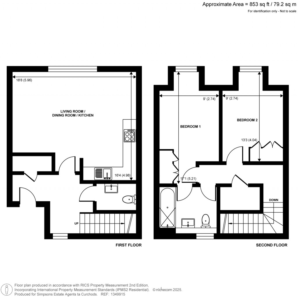 Floorplans For Bridge Street, Walton-On-Thames, Surrey