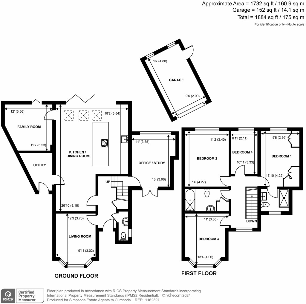 Floorplans For Denton Grove, Walton-On-Thames, KT12