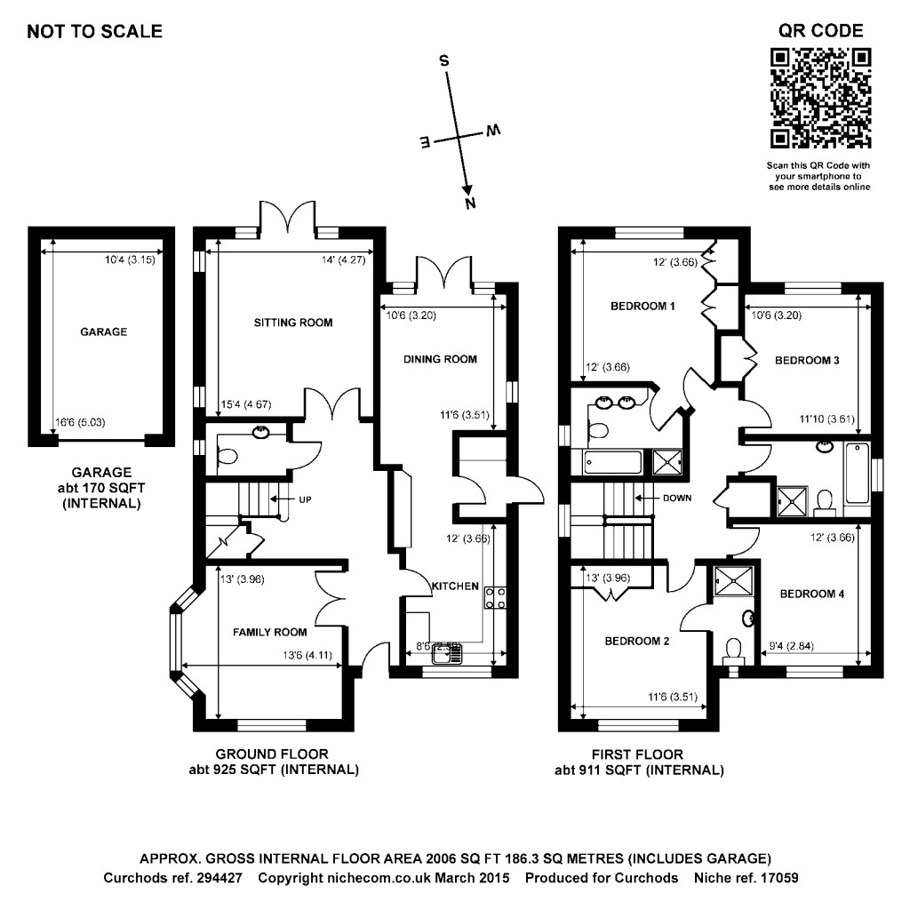 Floorplans For Westcar Lane, Walton-On-Thames, Surrey