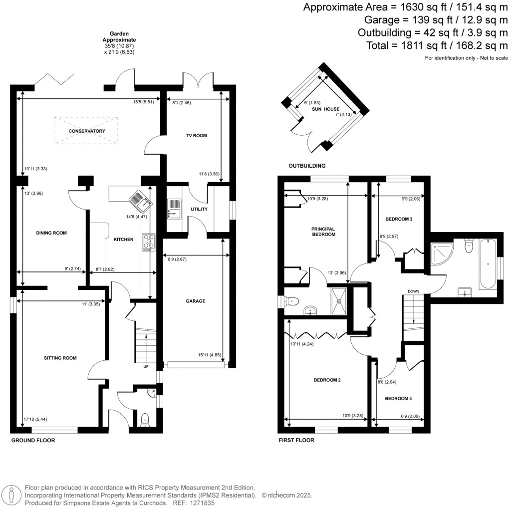 Floorplans For Lytcott Drive, West Molesey, KT8