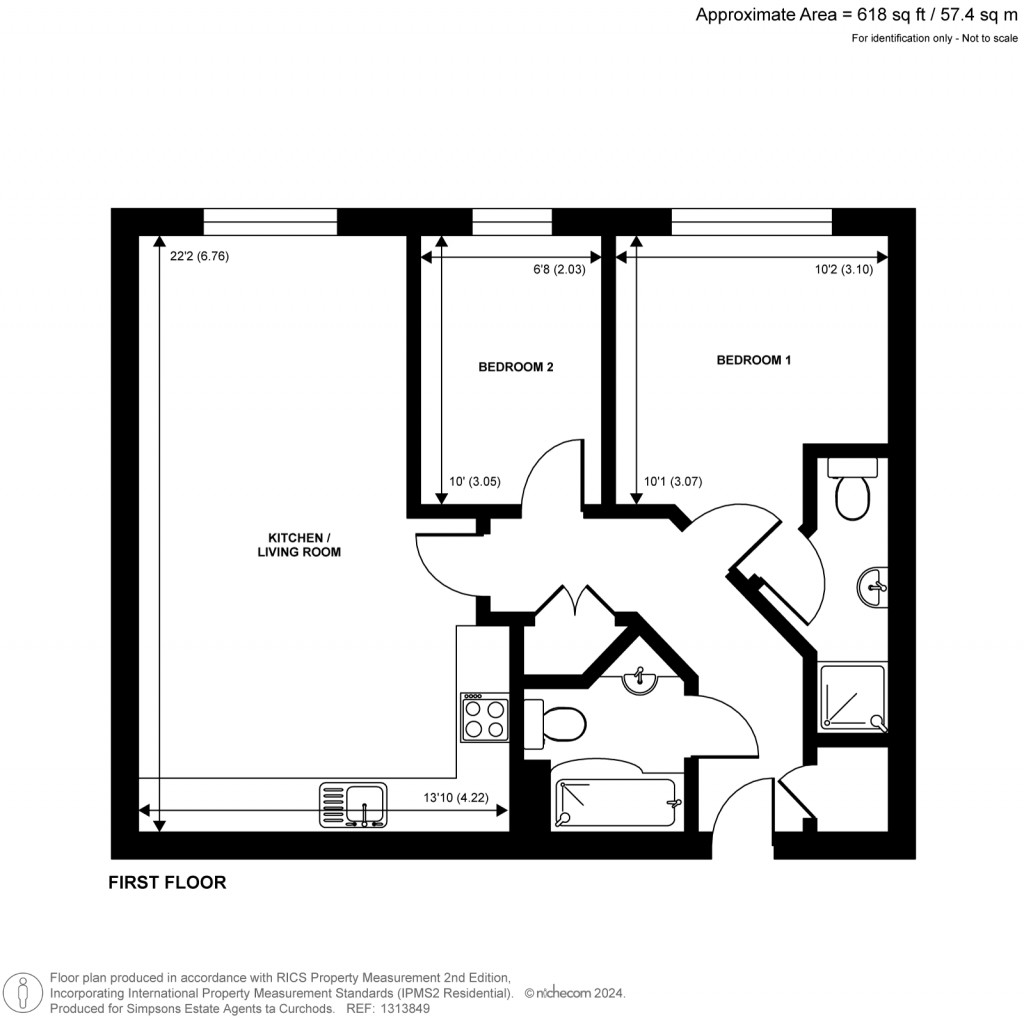 Floorplans For Terrace Road, Walton-On-Thames, Surrey
