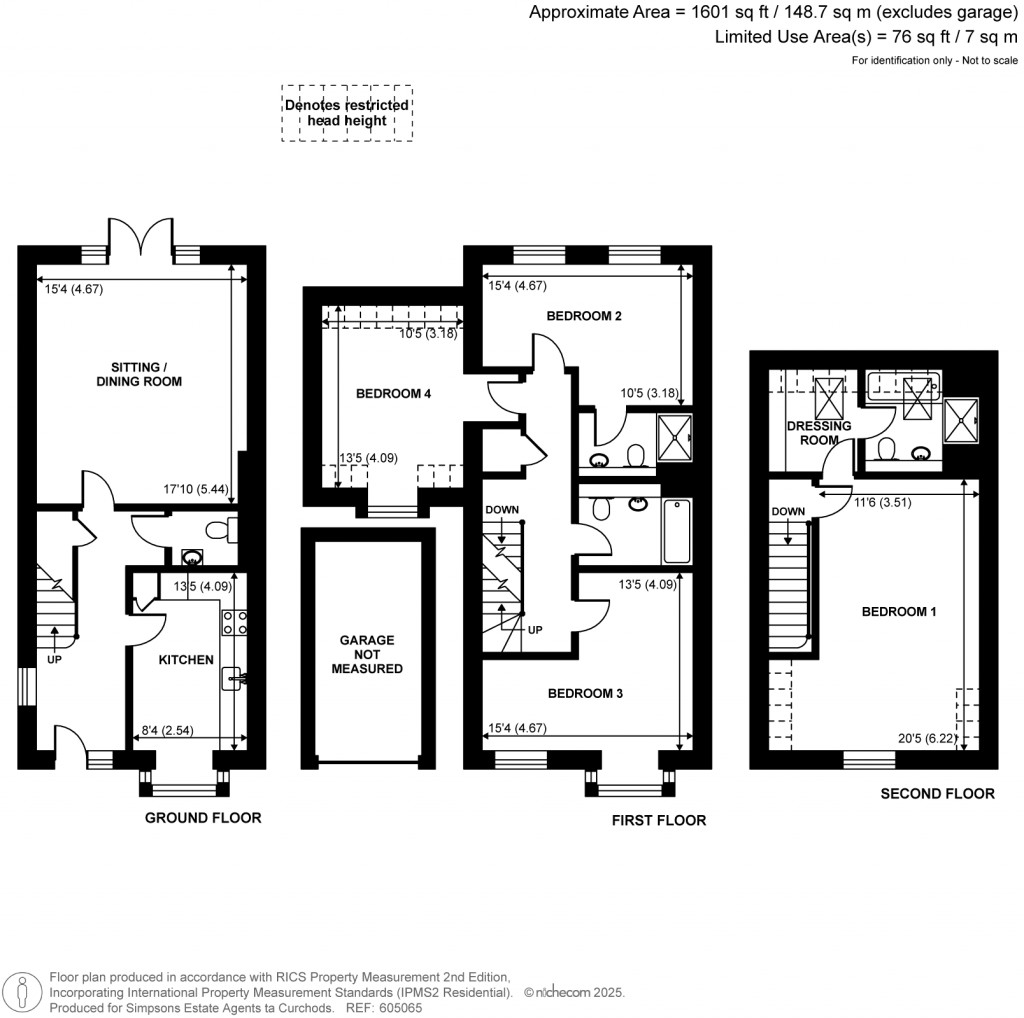 Floorplans For Felcott Road, Walton-On-Thames, Surrey