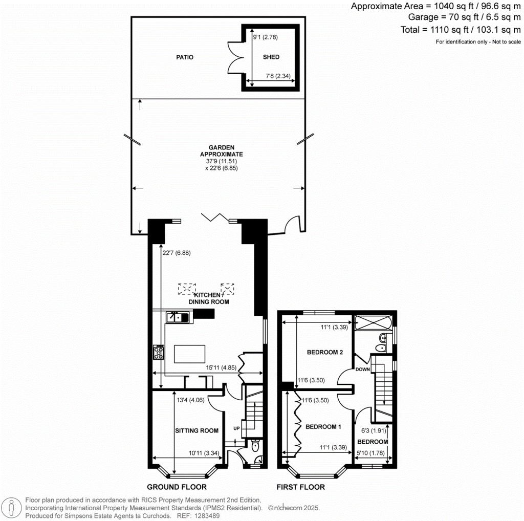 Floorplans For Braycourt Avenue, Walton-On-Thames, Surrey