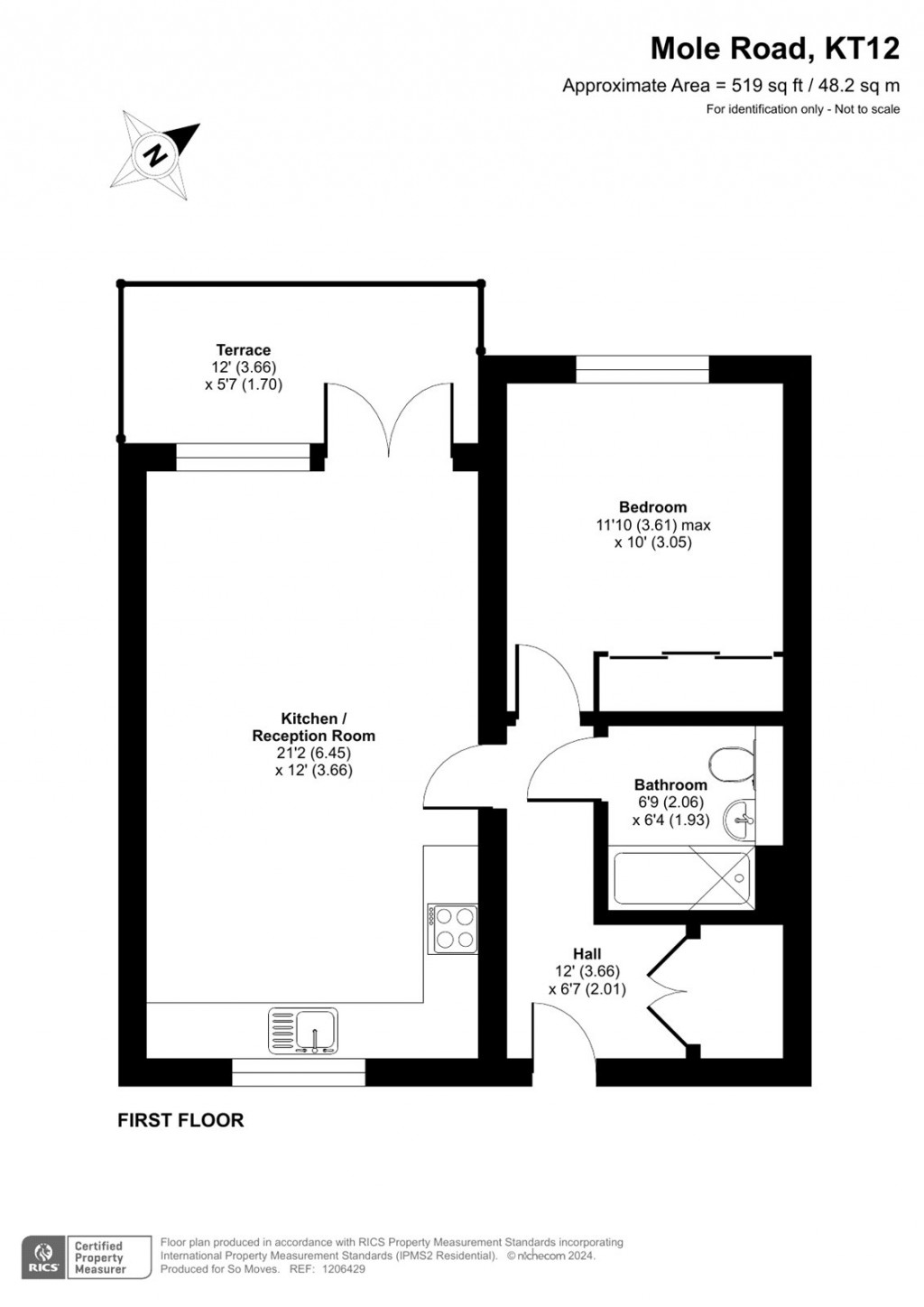 Floorplans For Mole Road, Hersham, Walton-On-Thames