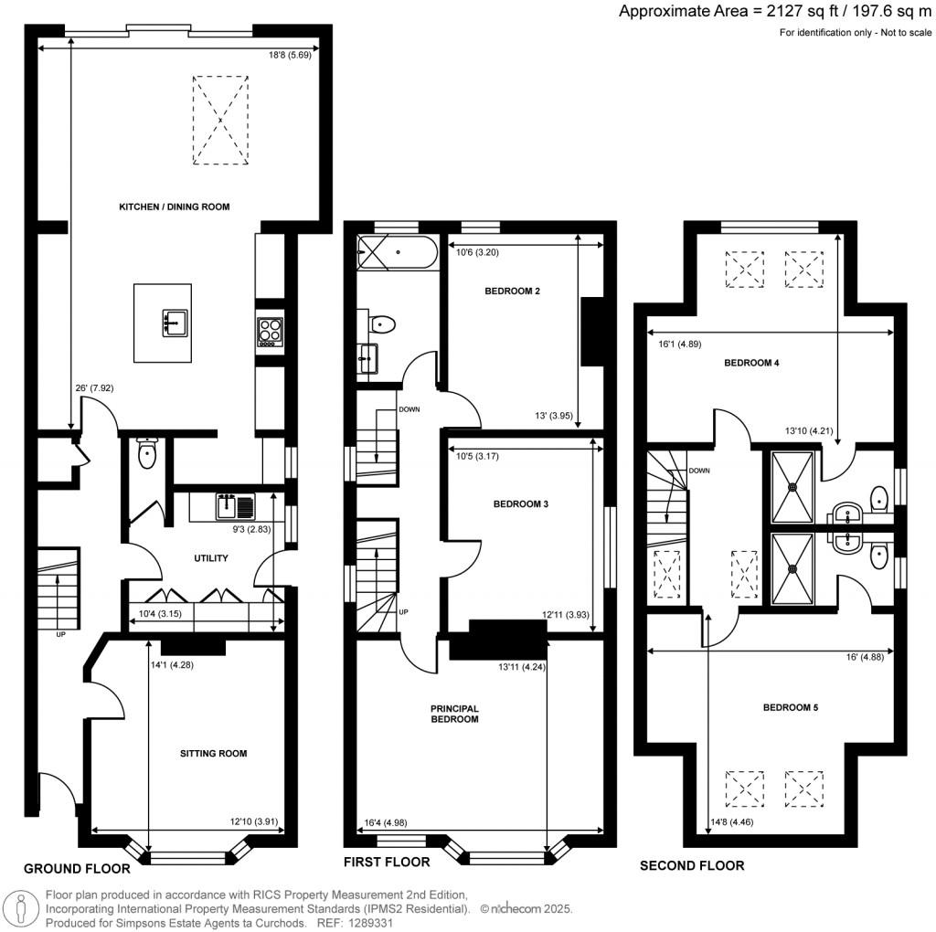 Floorplans For Kings Road, Walton-On-Thames, KT12