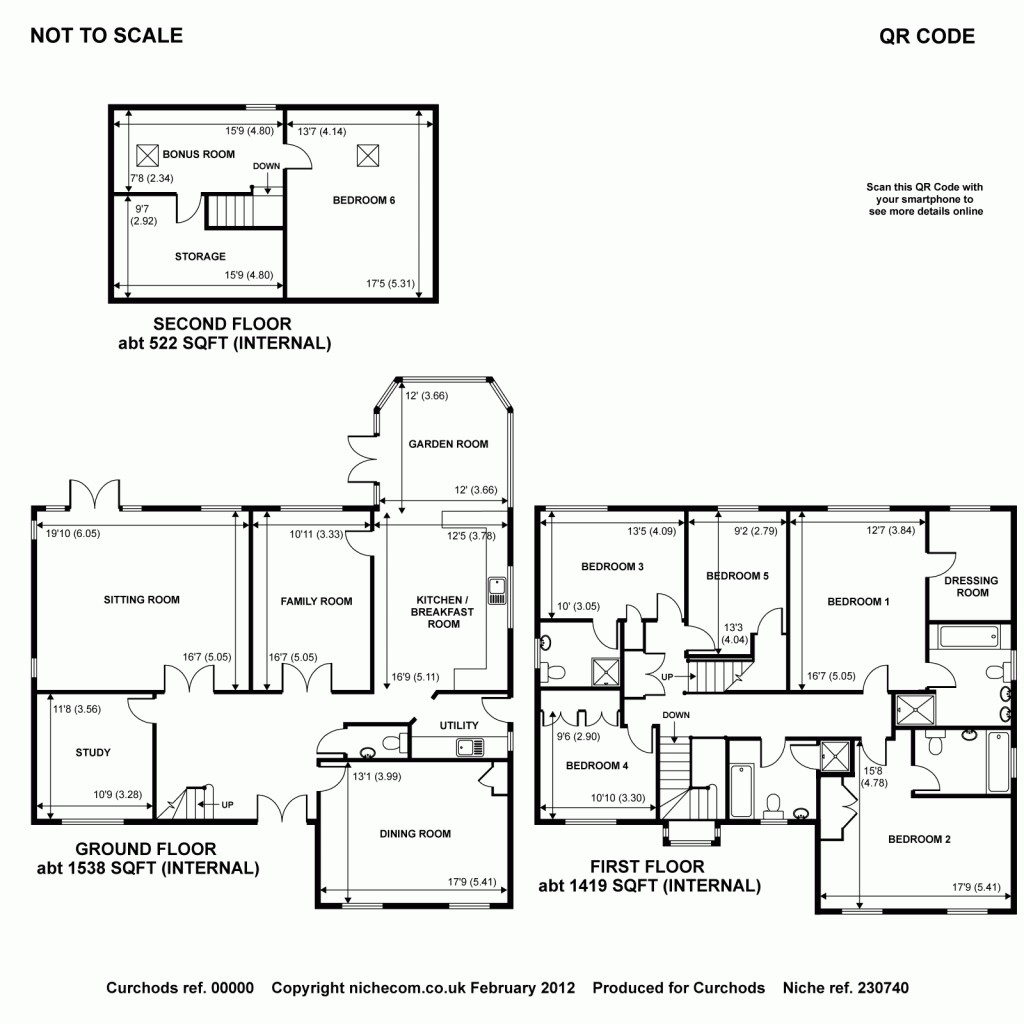 Floorplans For The Mount, Weybridge, KT13