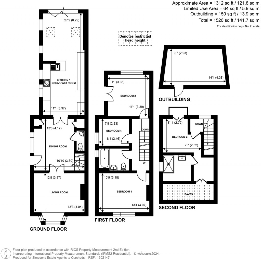 Floorplans For Cambridge Road, Walton-On-Thames, Surrey