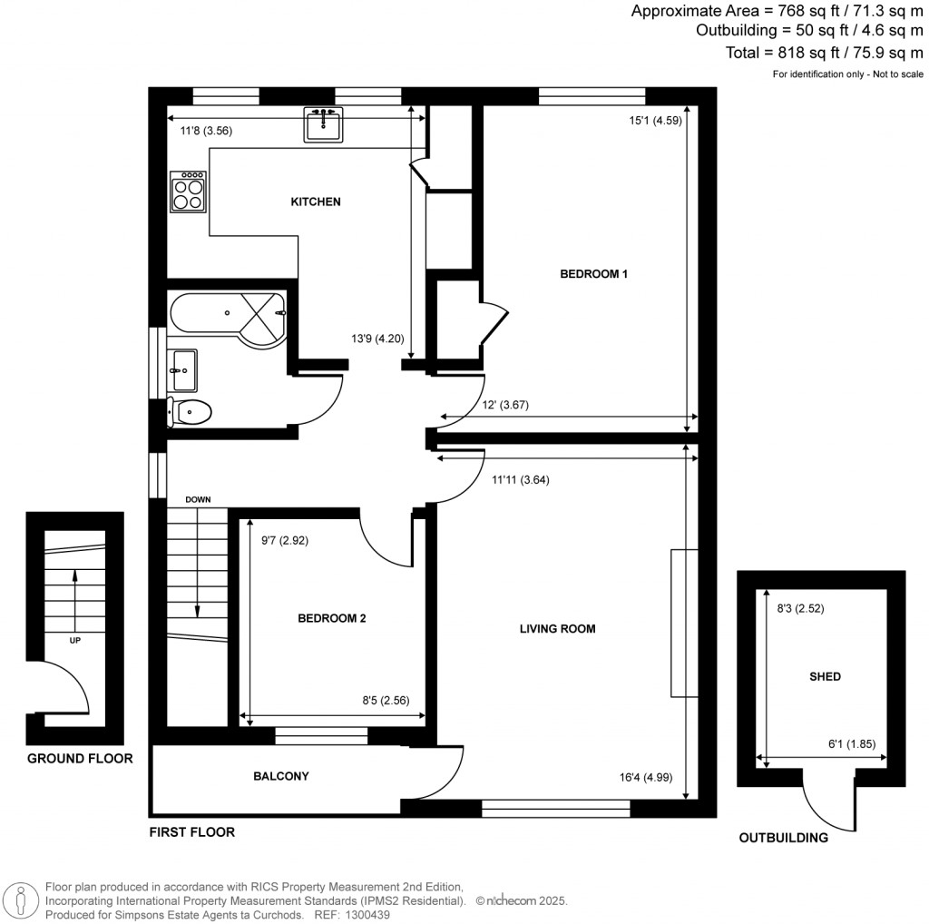 Floorplans For Betley Court, Walton-On-Thames, KT12