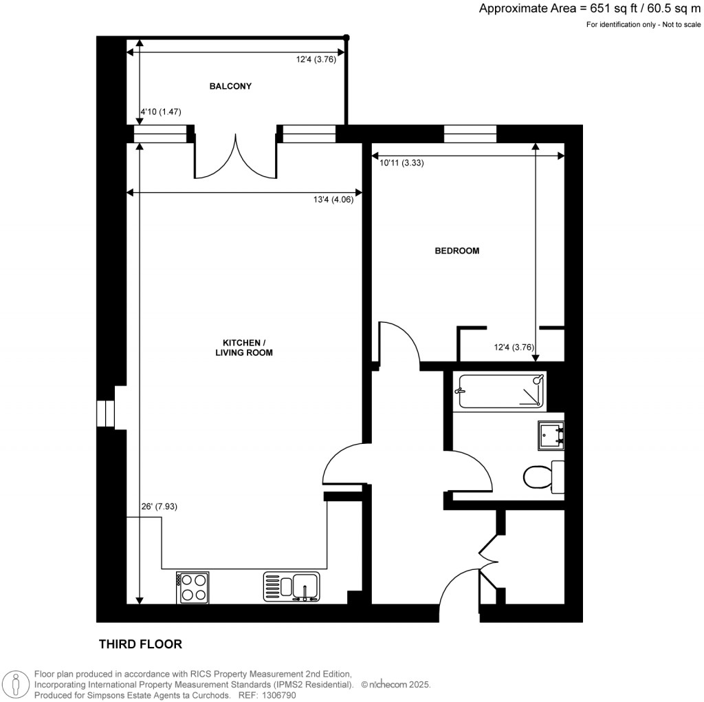 Floorplans For Spitfire Chase, Walton-On-Thames, Surrey