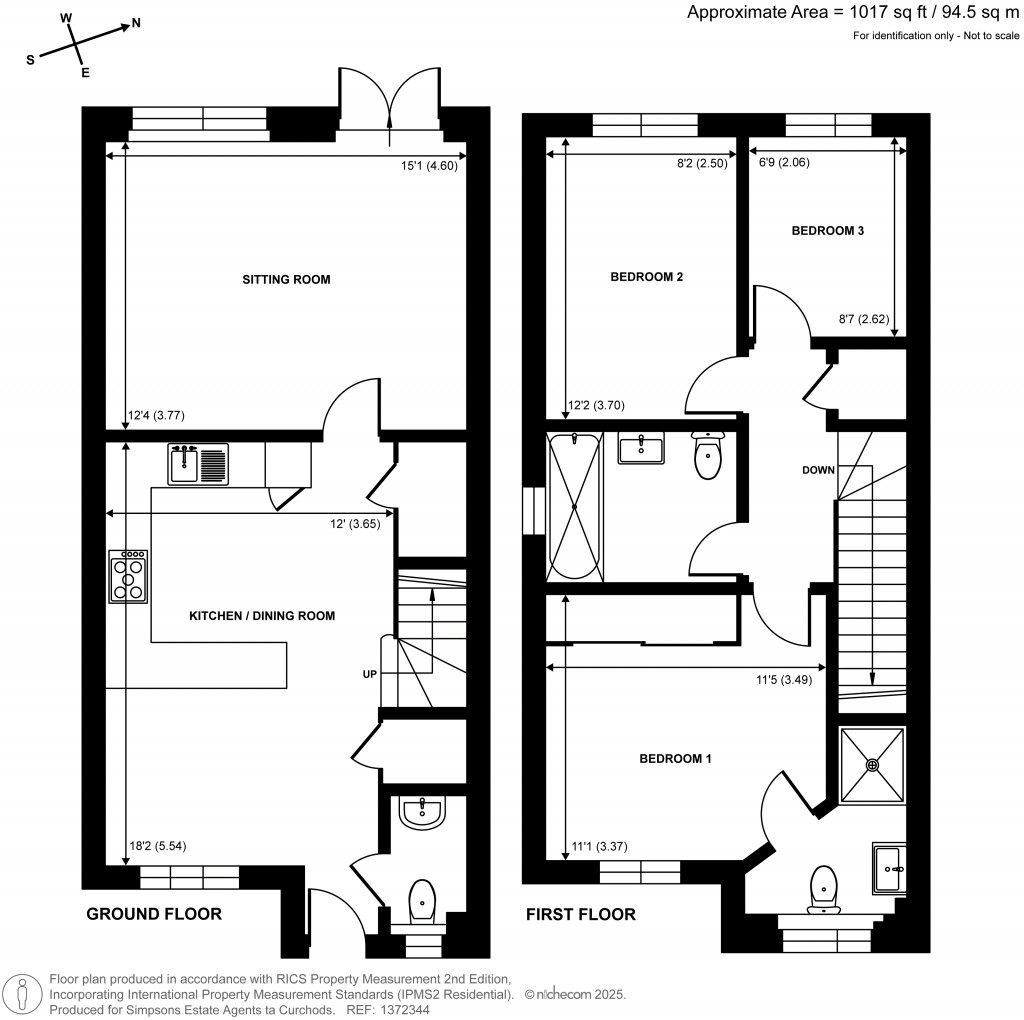 Floorplans For Mole Place, West Molesey, Surrey