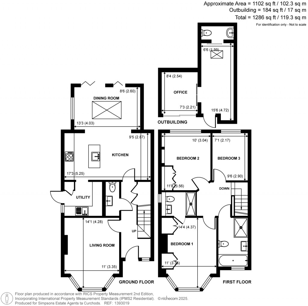 Floorplans For Mayfield Road, Walton-On-Thames, Surrey
