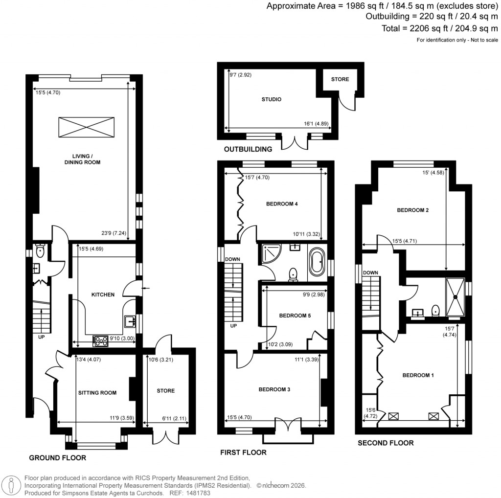 Floorplans For Kings Road, Walton-On-Thames, Surrey