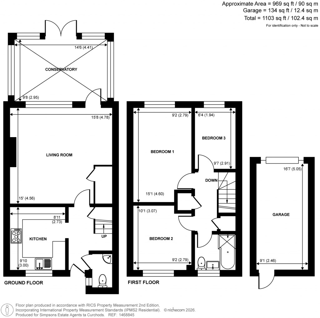 Floorplans For Egmont Road, Walton-On-Thames, Surrey
