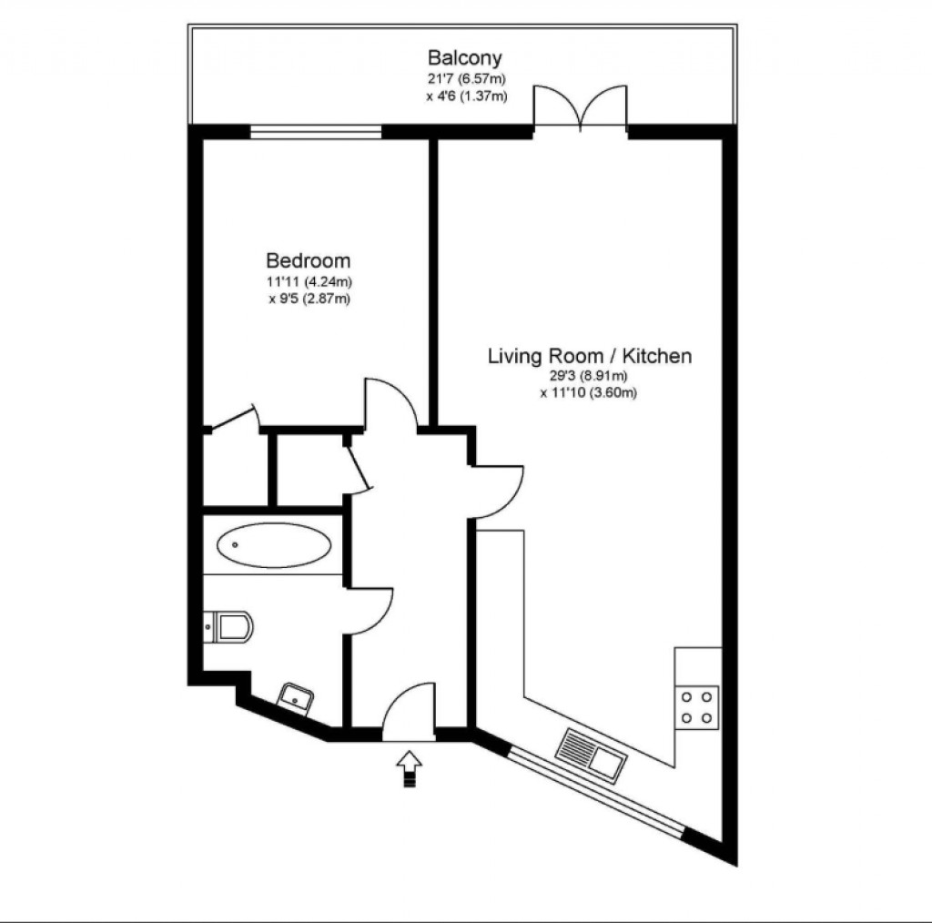 Floorplans For Hersham Road, Walton-On-Thames, Surrey