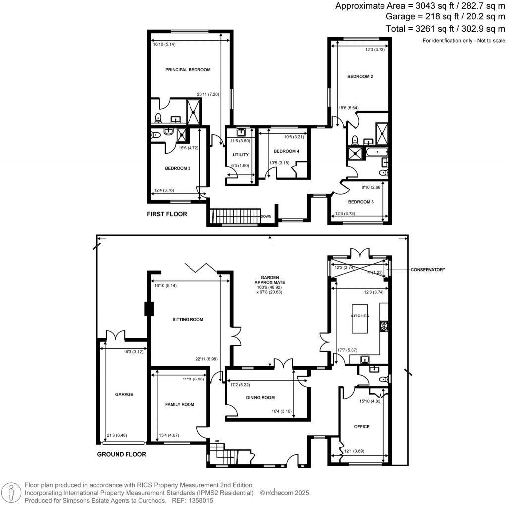 Floorplans For Burwood Road, Walton-on-Thames, Surrey