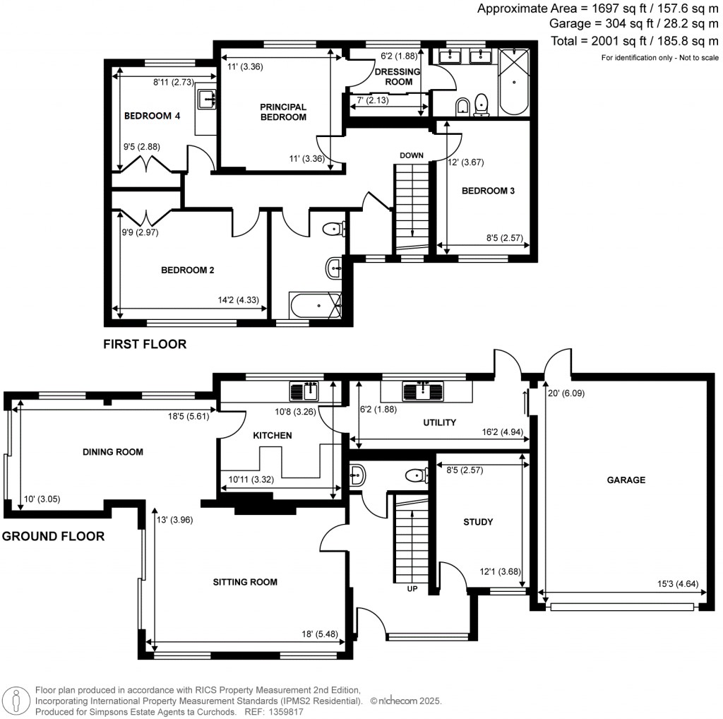 Floorplans For Burwood Road, Walton-on-Thames, Surrey