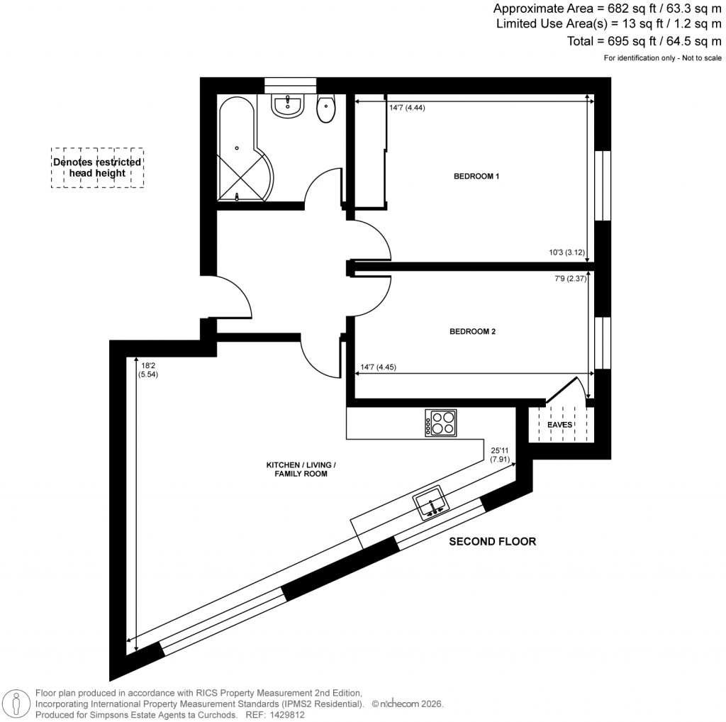 Floorplans For Queens Road, Hersham, Walton-On-Thames