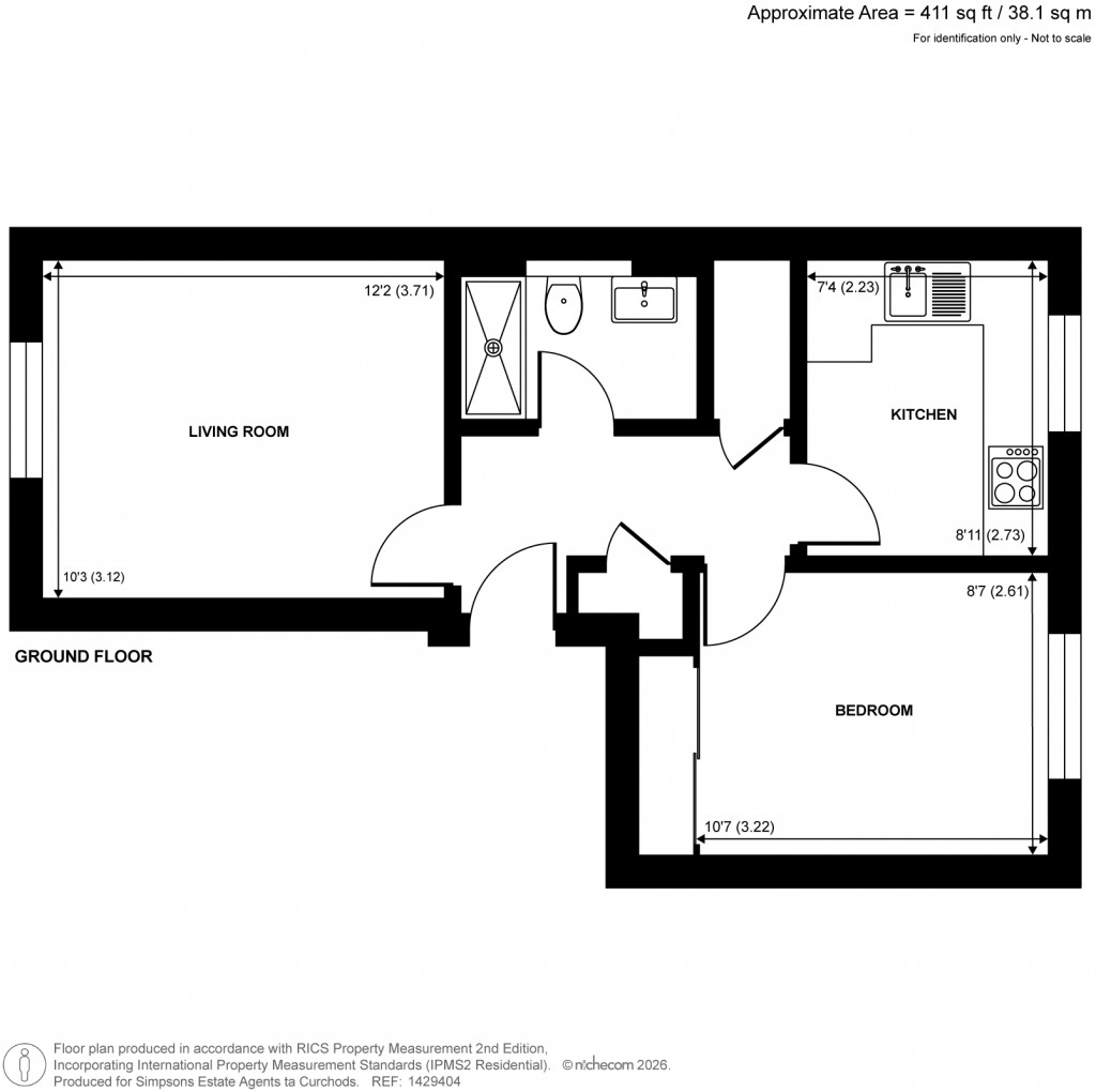 Floorplans For Shaw Drive, Walton-On-Thames, Surrey