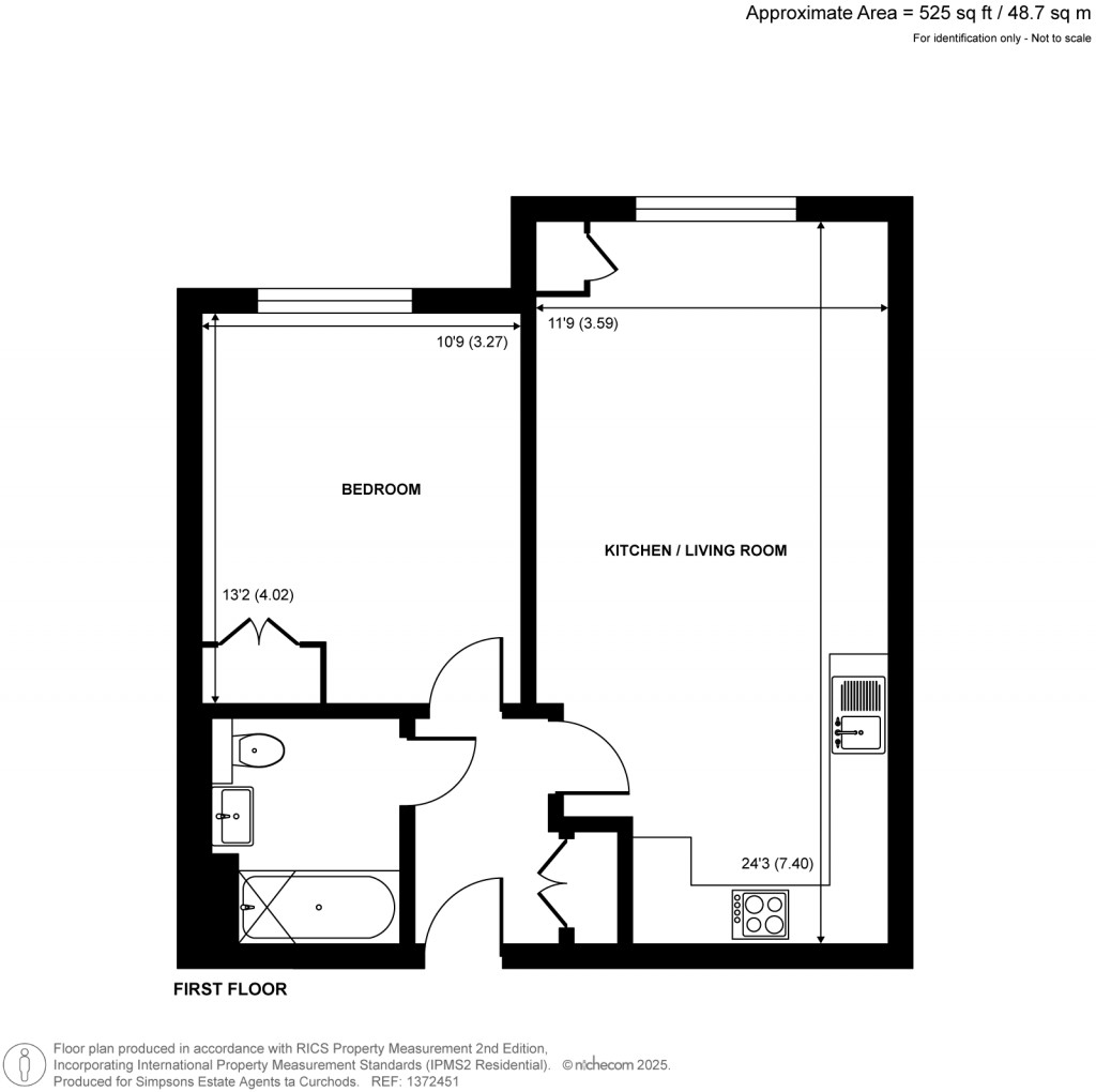 Floorplans For Waterloo Court, Walton-On-Thames, Surrey