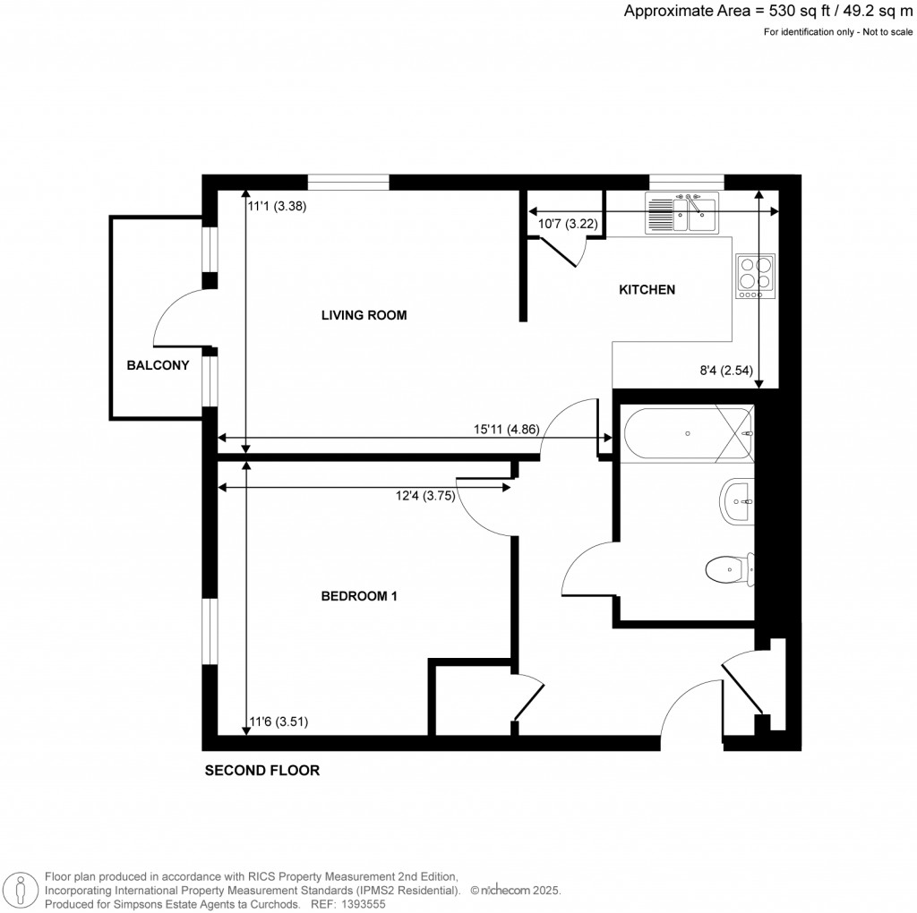 Floorplans For Oakbank Avenue, Walton-On-Thames, Surrey