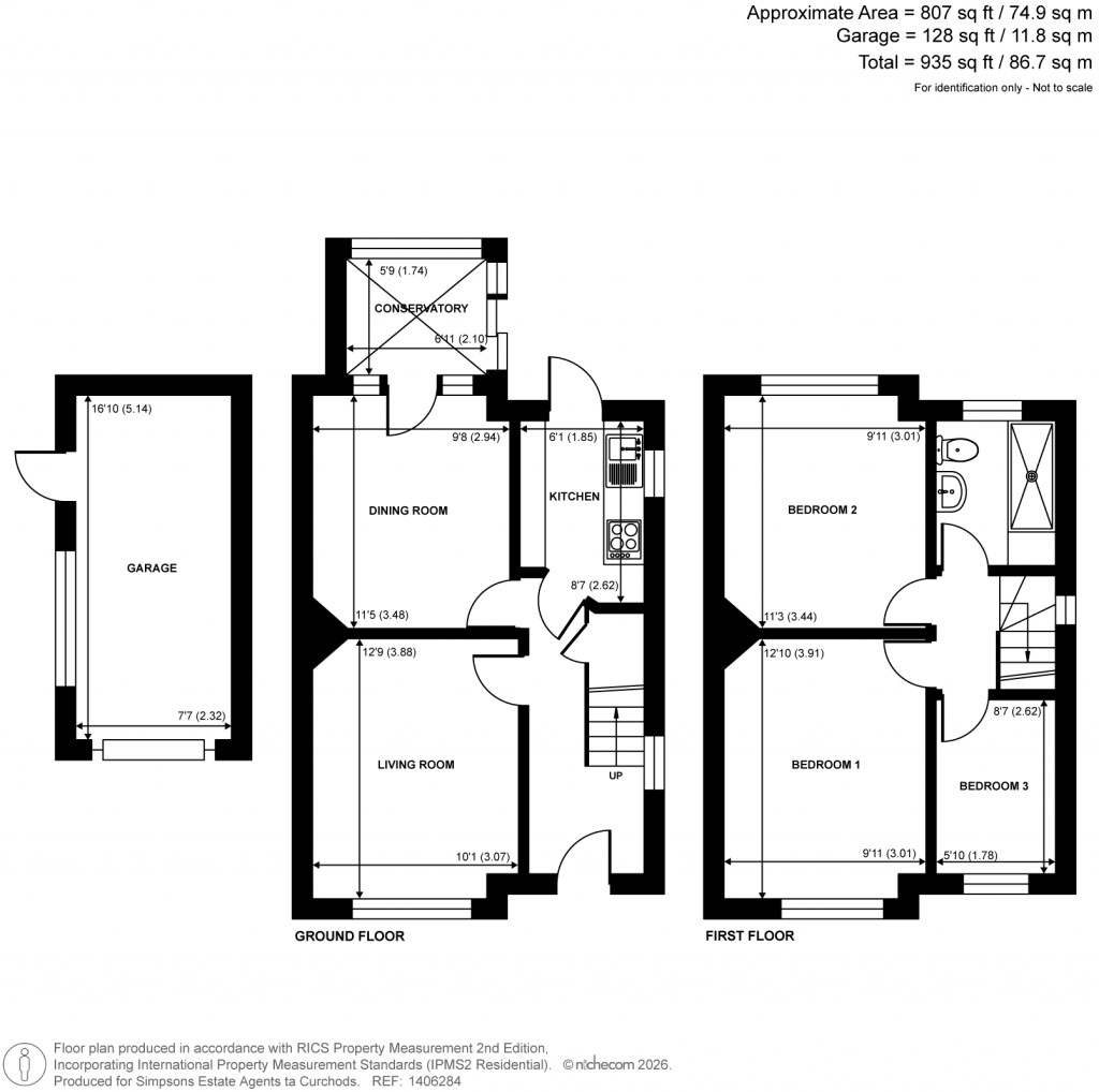 Floorplans For Florence Road, Walton-On-Thames, Surrey