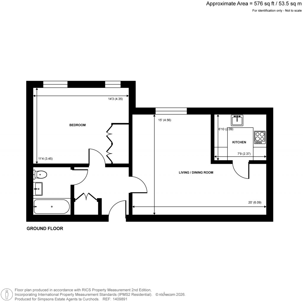 Floorplans For Bridge Street, Walton-On-Thames, Surrey