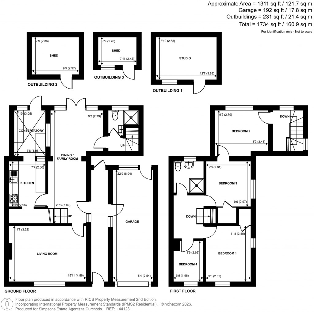 Floorplans For Milton Road, Walton-On-Thames, Surrey