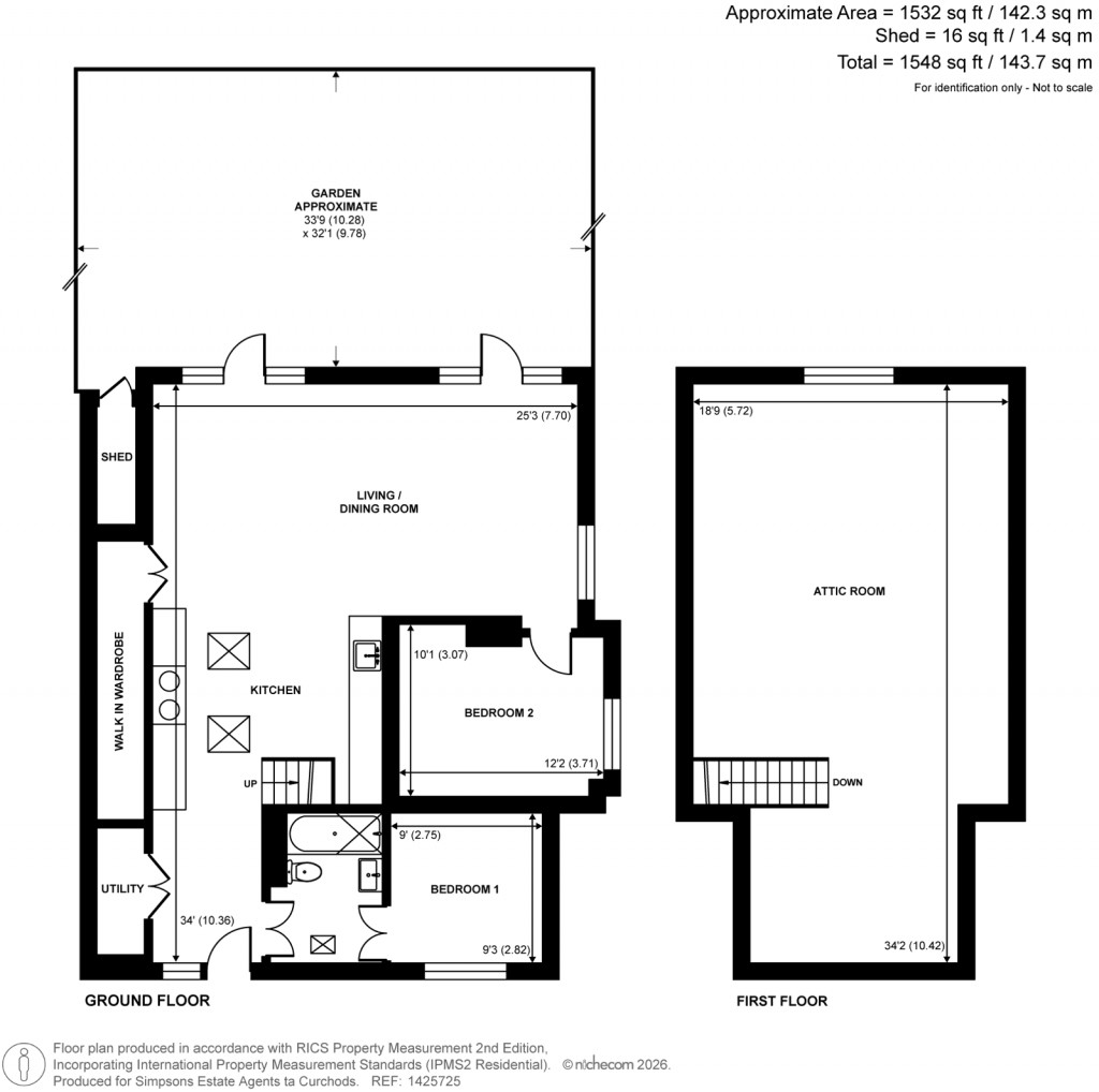 Floorplans For The Creek, Lower Sunbury, Surrey