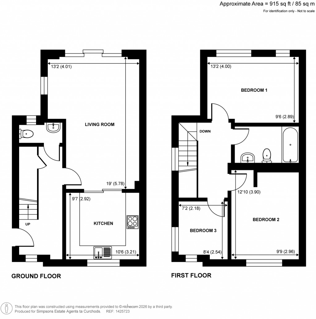 Floorplans For Mole Road, Hersham, Walton-On-Thames