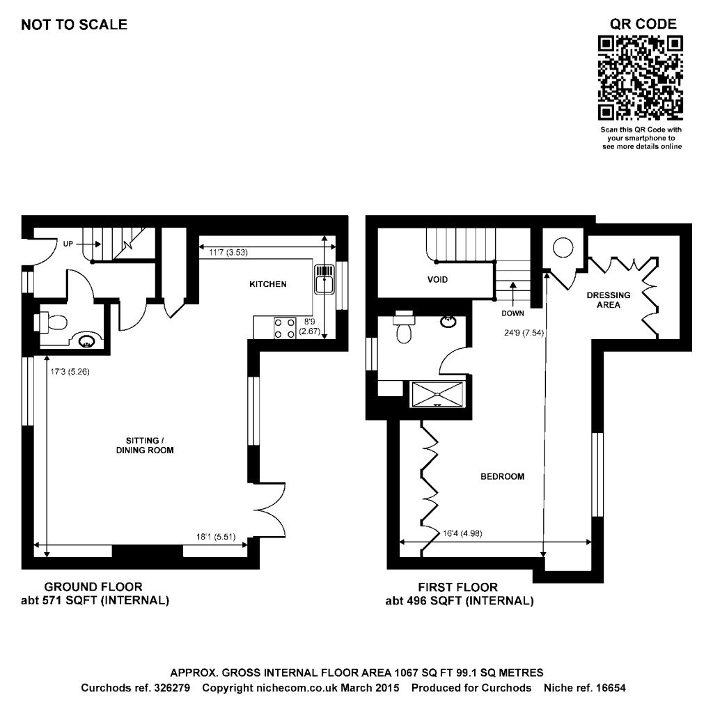 Floorplans For Coach House Mews, Whiteley Village, Hersham