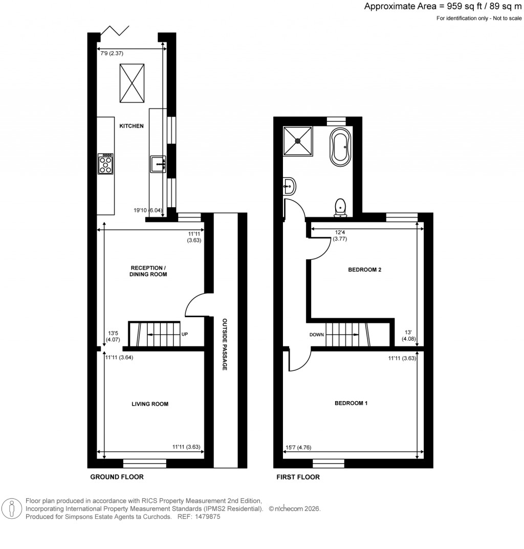 Floorplans For Mayo Road, Walton-On-Thames, Surrey