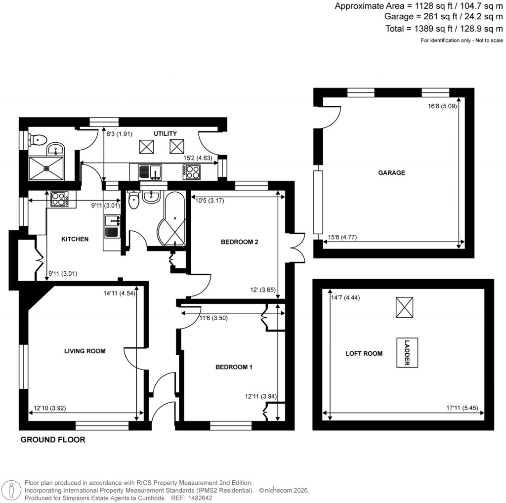 Floorplans For Dudley Road, Walton-On-Thames, Surrey