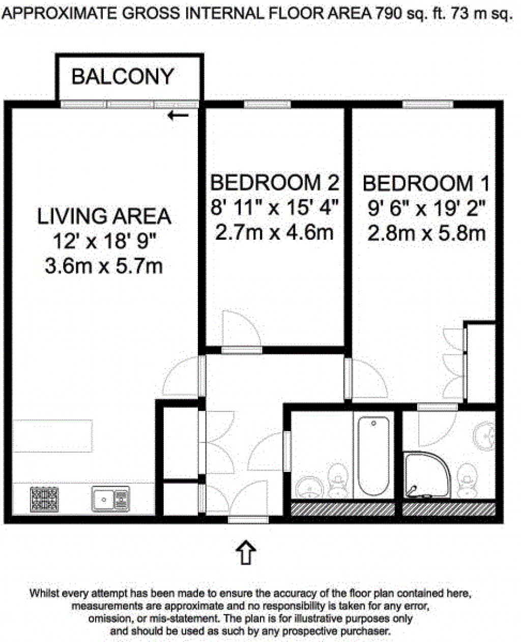 Floorplans For New Zealand Avenue, Walton-On-Thames, Surrey