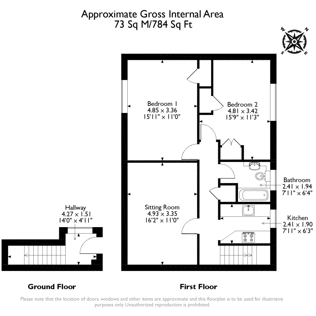 Floorplans For High Street, Shepperton