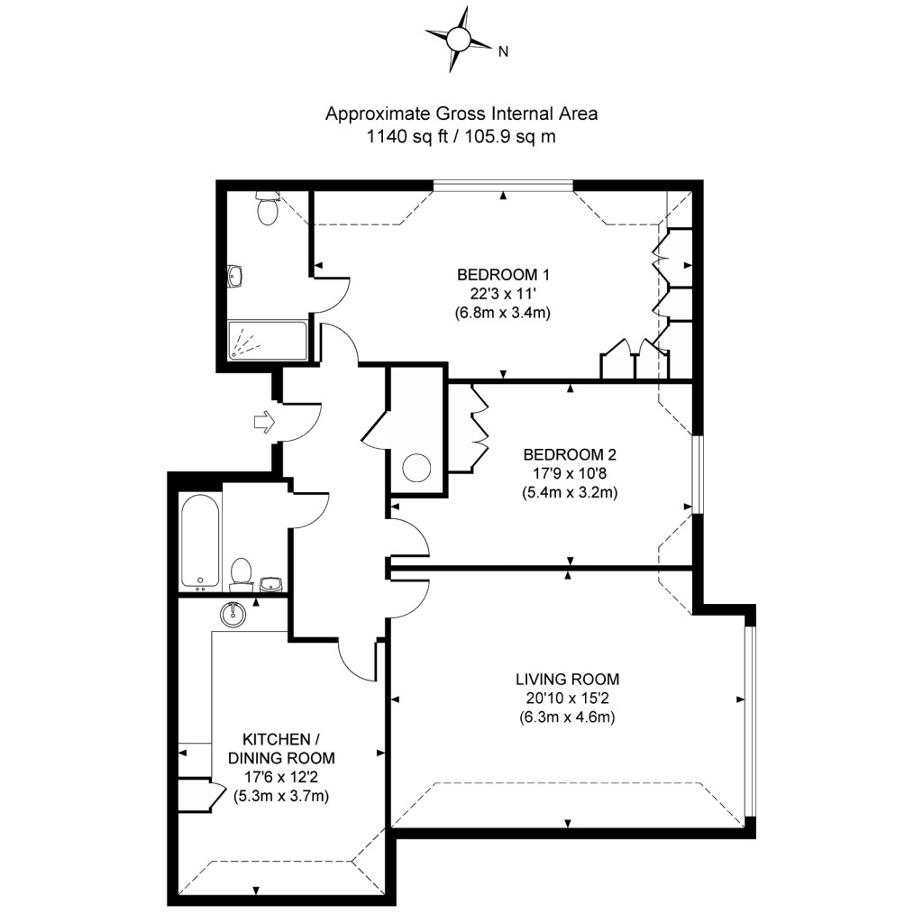 Floorplans For Fairmile Lane, Cobham, KT11