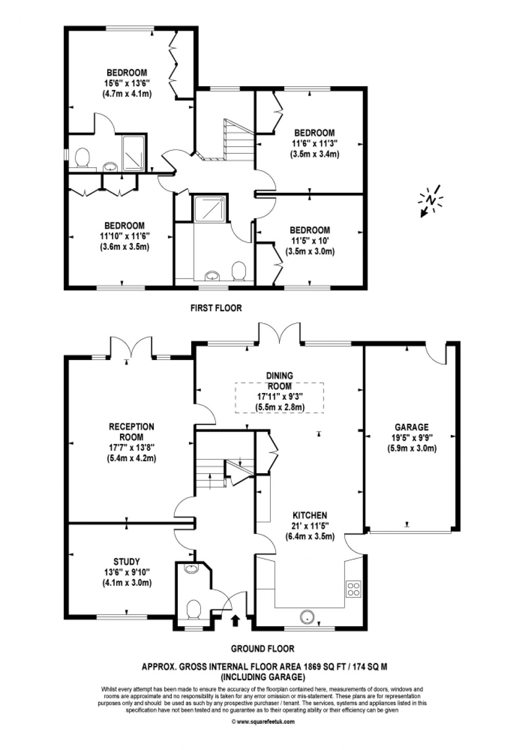Floorplans For Old Rectory Gardens, Cobham, KT11