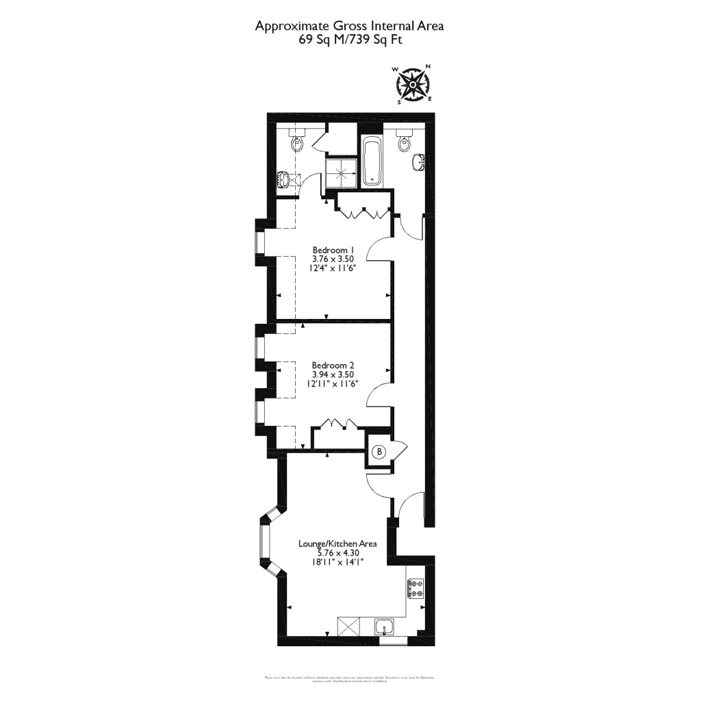 Floorplans For Bridge Street, Walton On Thames, Surrey